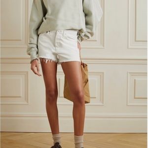 Agolde parker cut off denim shorts size 26